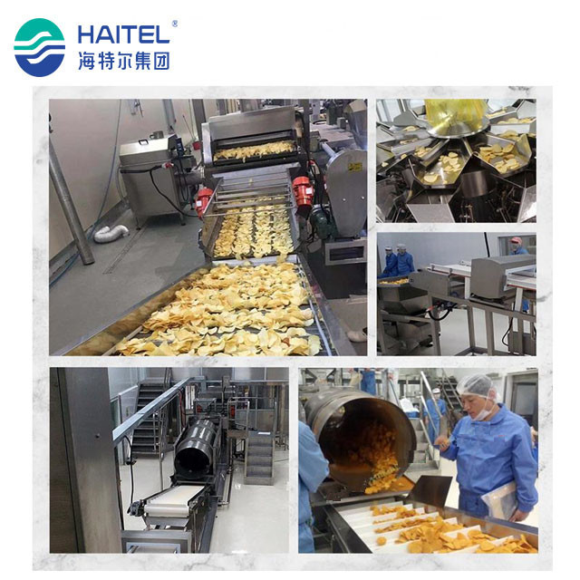Automatic Bakery Making Machine Compound Potato Chips Production Line 200kg/H