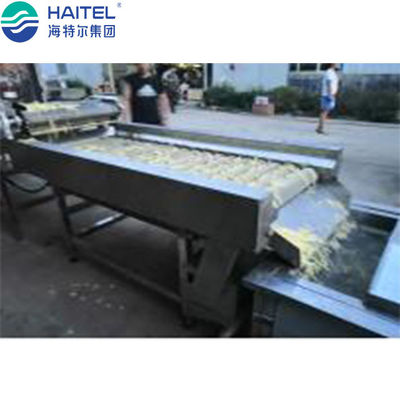 เครื่องทำเฟรนช์ฟรายแช่แข็งอุตสาหกรรม 500 กก. / ชม. สำหรับโรงงาน 380v